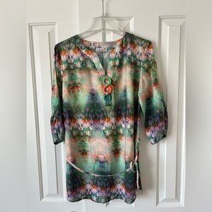 Lozana multicolored beach tunic